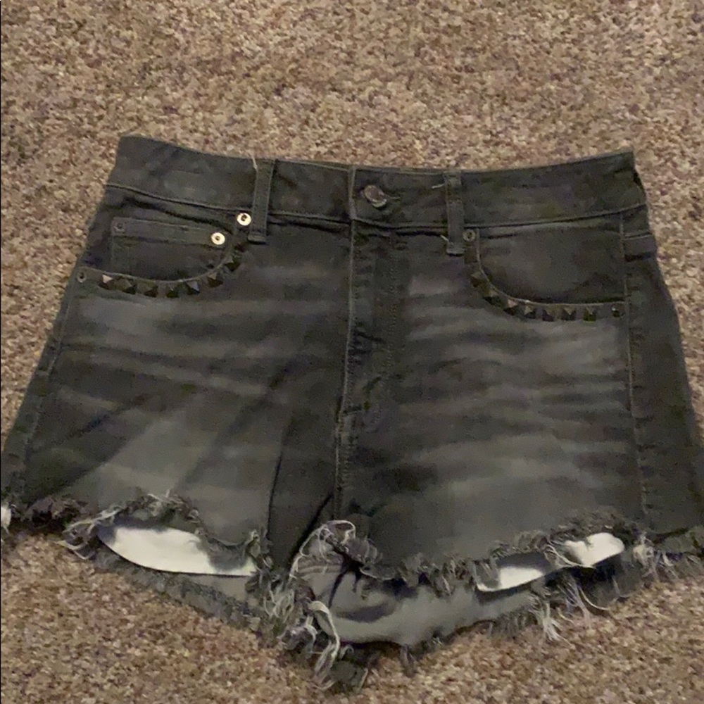 American Eagle high rise festival shorts